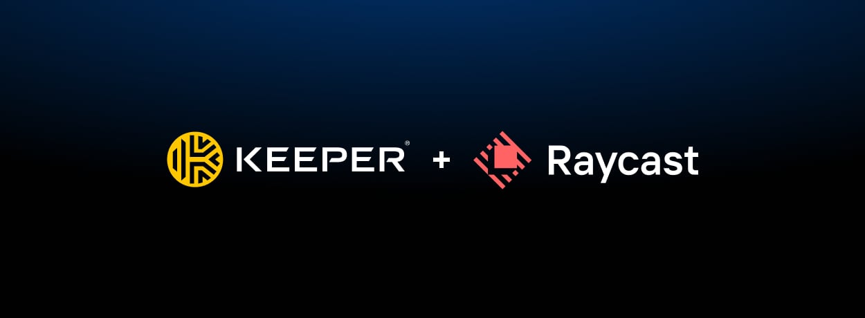 Keeper Security Raycast Extension Header