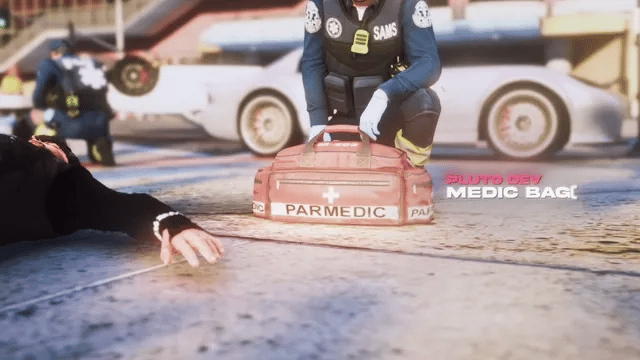 Portable medical bag storage